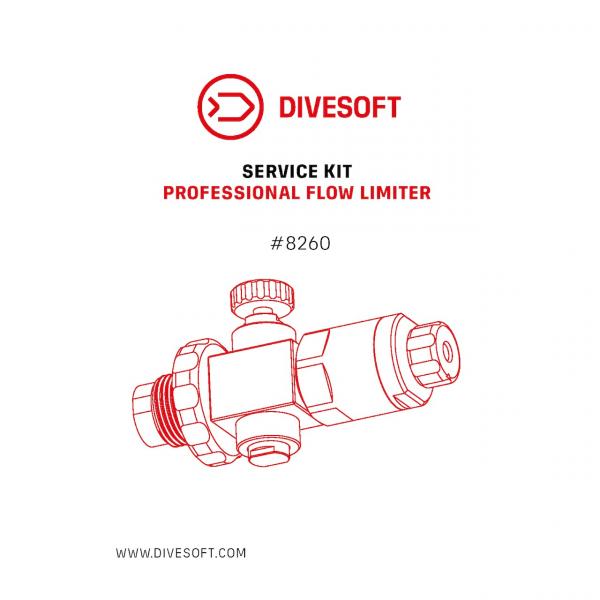 Divesoft SERVICE KIT - PROFESSIONAL FLOW LIMITER