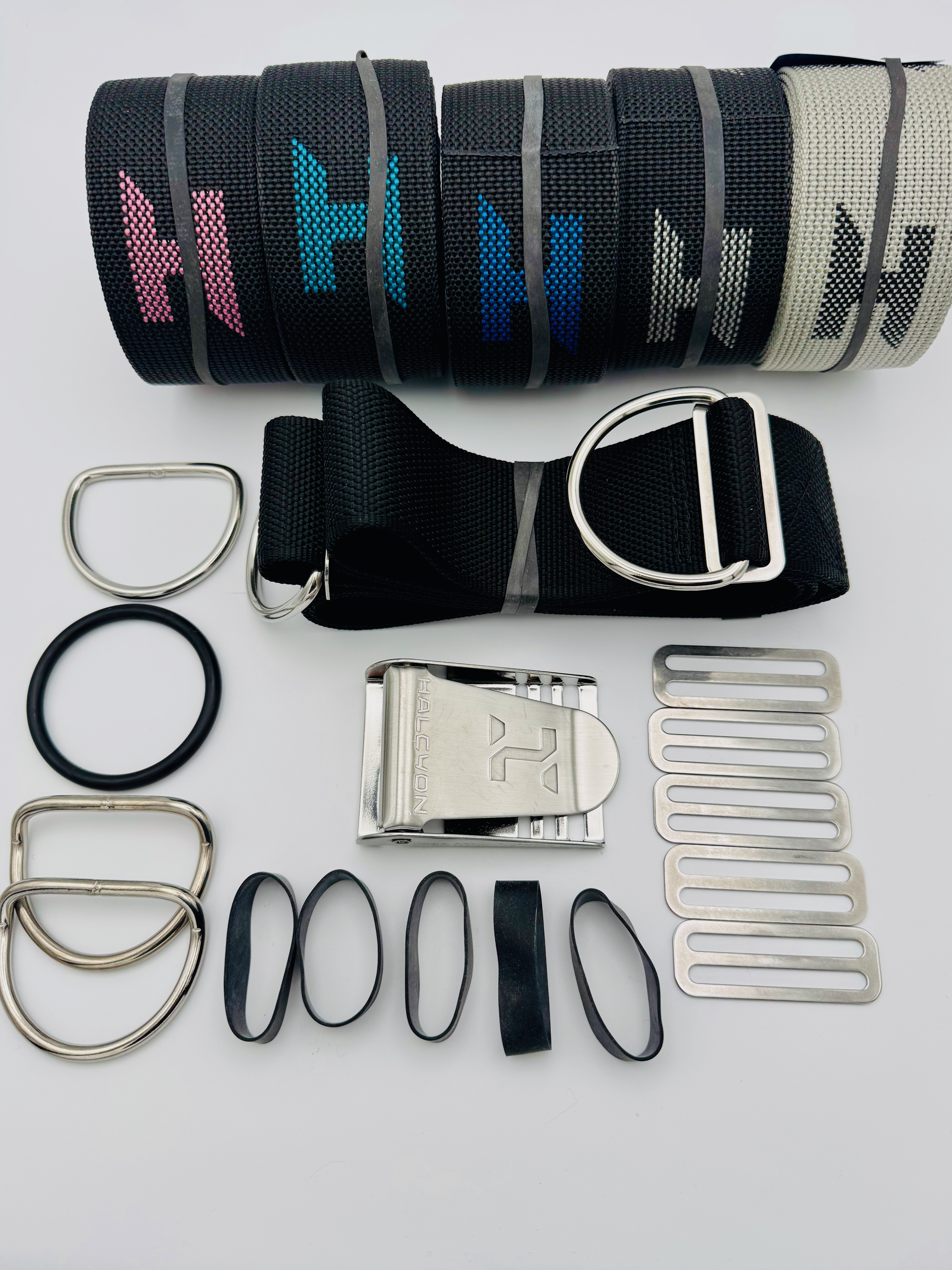 Halcyon Harness Komplett Set altes Logo Webbing