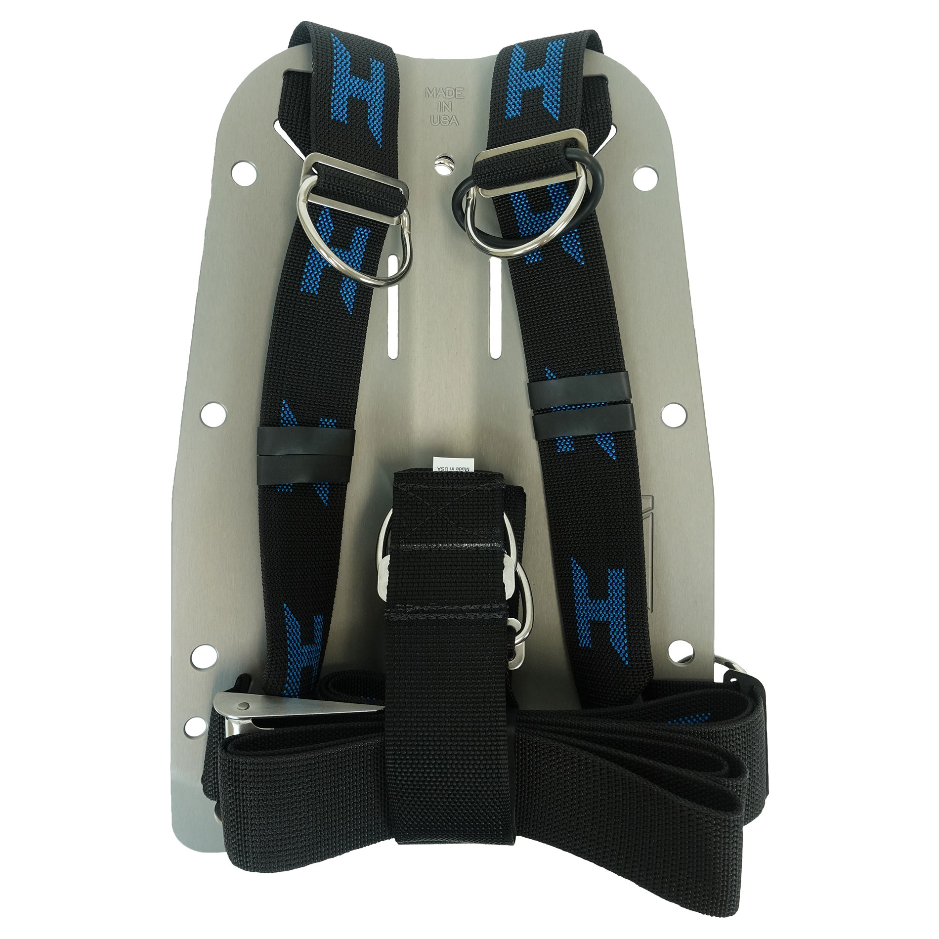 Halcyon Aluminium Backplate mit Harness Standard / Small / Long Halcyon Aluminium Backplate mit Harness Standard / Small / Long