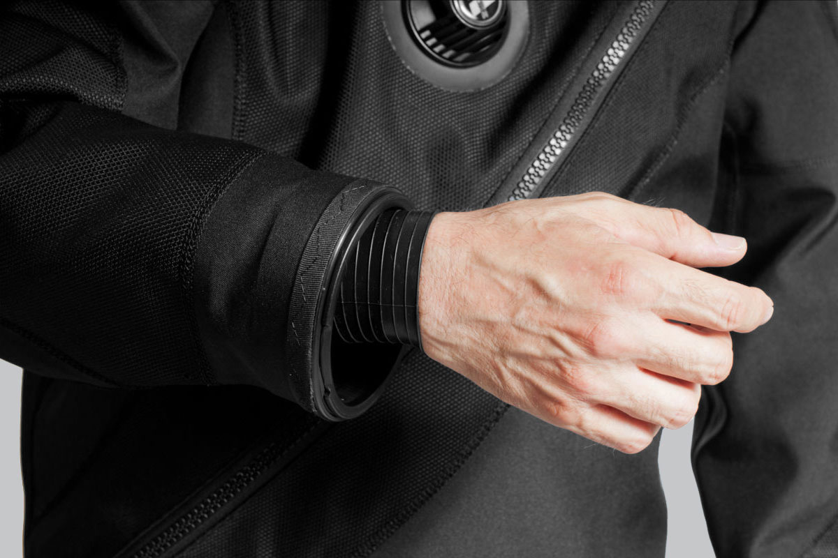 Wahloption der Armmanschette für den neuen Rofos RS X / RS 450 / RS 360 Trockentauchanzug