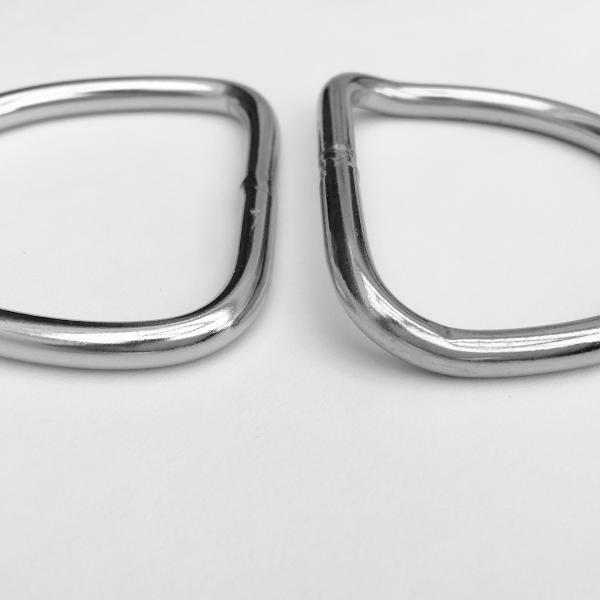 D-Ring (flach / gekröpft) 50 mm